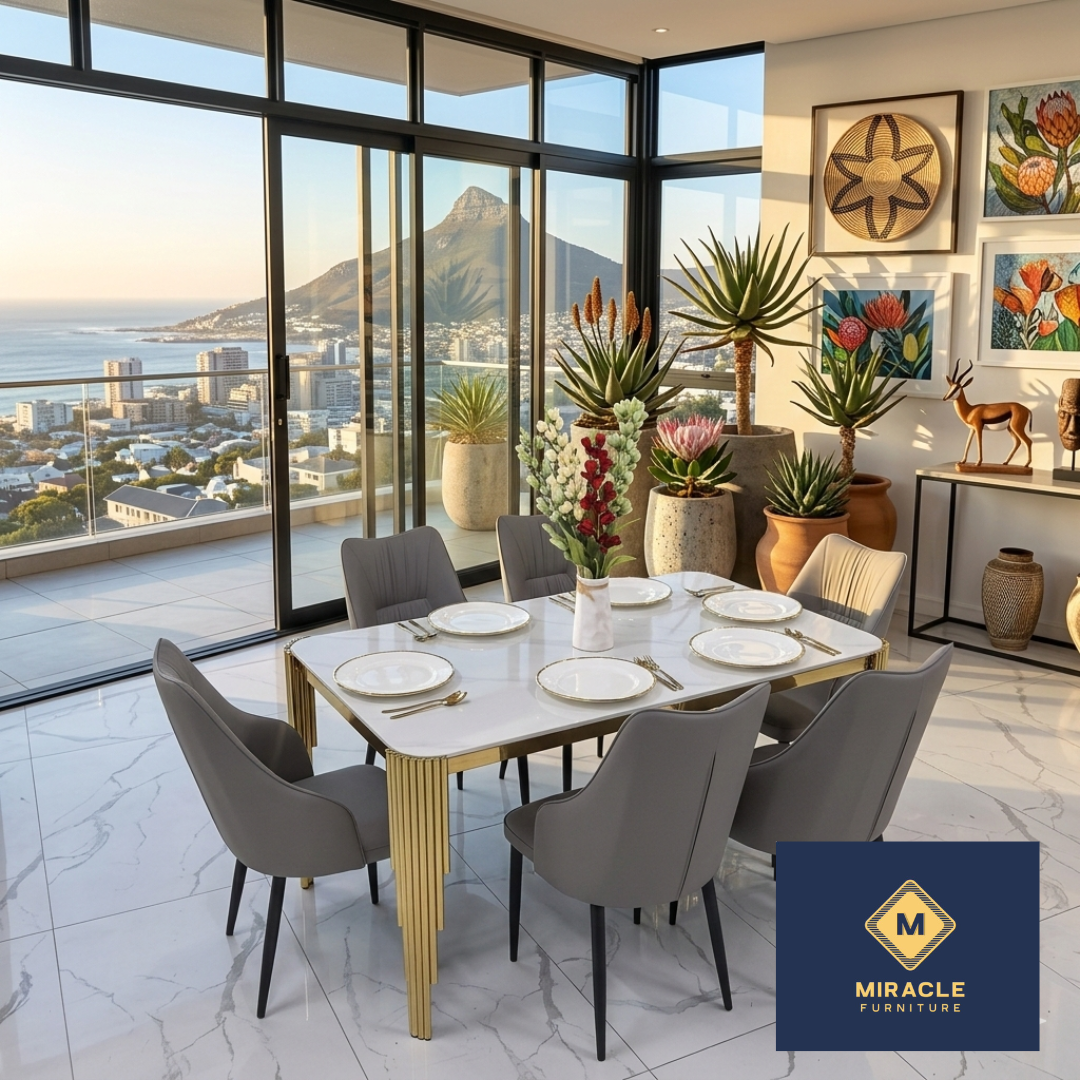 Miracle Furniture II 6 Seater Dining Set - Image 2